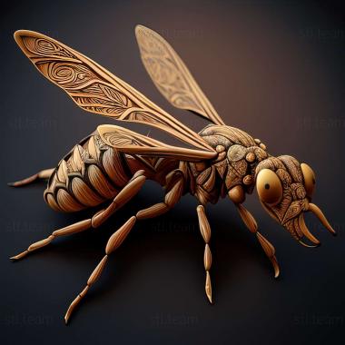 3D model Polistes dominula (STL)